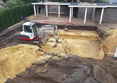 Uitgraven bouwput